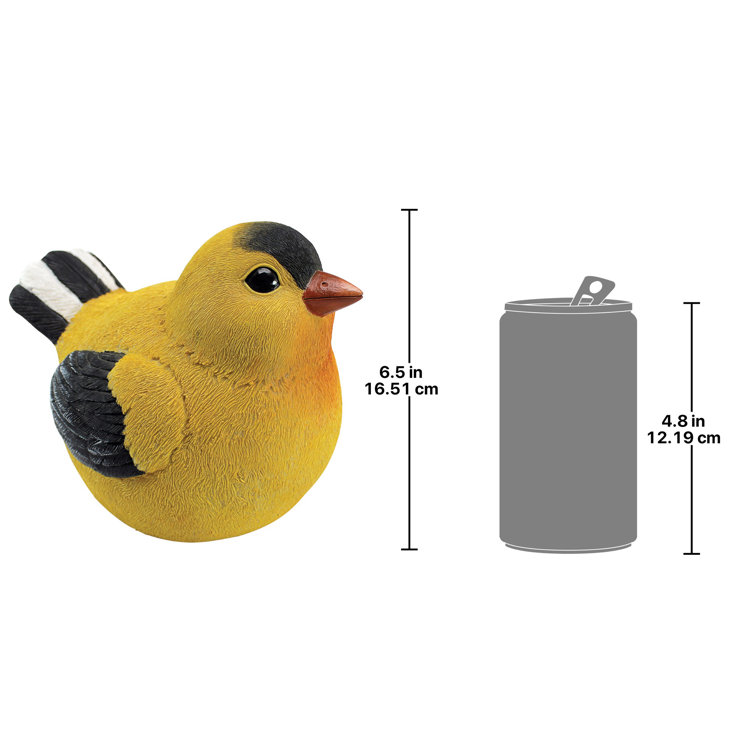 Design Toscano Burly Goldfinch Bird Statue & Reviews Wayfair Canada